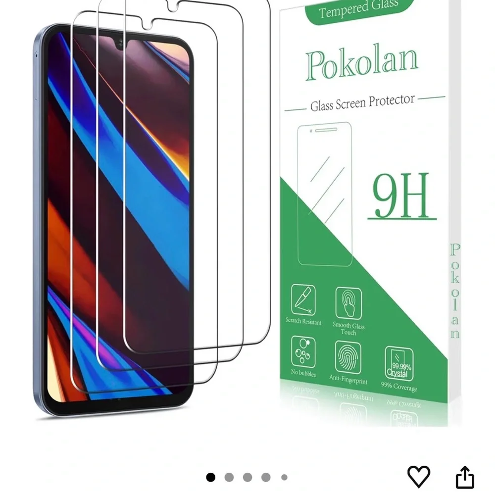 Clear Tempered Glass Screen Protector (3-Pack) - Clear